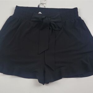 Express Black Bow Skirt Shorts size XS NWT‎